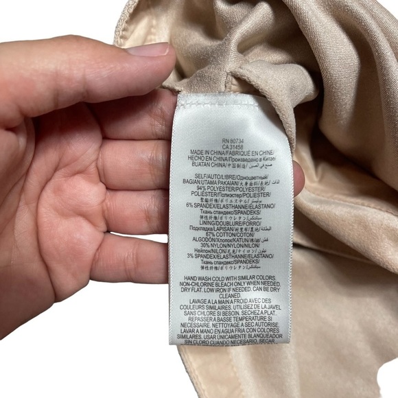 BCBGMAXAZRIA Faux Suede Skirt in Bare Pink 04 - Picture 5 of 9